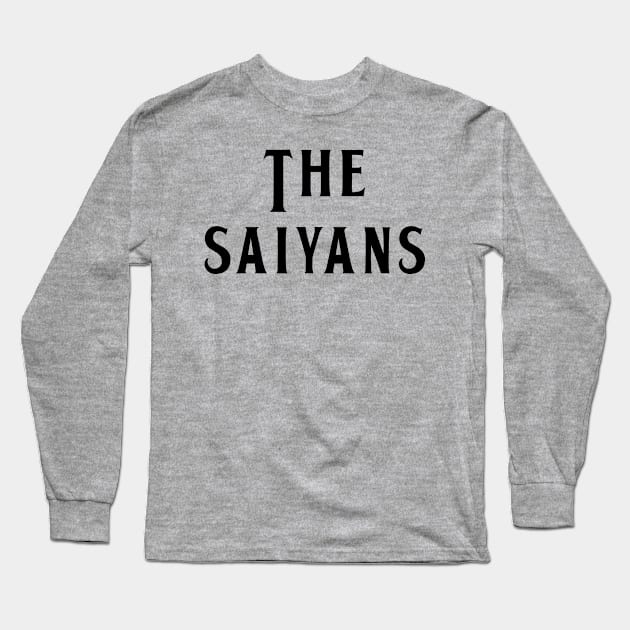 The Saiyans Long Sleeve T-Shirt by NobleTeeShop